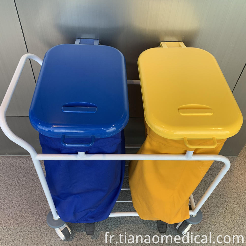 Chariot de saleté médicale pour les déchets médicaux Medical Dirt Cart for Medical Waste